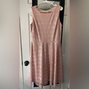 Lighter a pink sleeveless Danny and Nicole sleeveless dress size Large